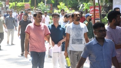 It was essential for candidates to carry their UPSC CSE Hall Tickets and other important documents to enter the exam hall. (Photo Credits: Santosh Kumar) It was essential for candidates to carry their UPSC CSE Hall Tickets and other important documents to enter the exam hall. (Photo Credits: Santosh Kumar)