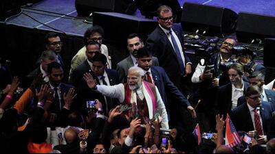 India's Prime Minister Narendra Modi attends a gathering of the Indo-American Community of USA (IACU) in New York City, US, on Sunday. (REUTERS) India's Prime Minister Narendra Modi attends a gathering of the Indo-American Community of USA (IACU) in New York City, US, on Sunday. (REUTERS)