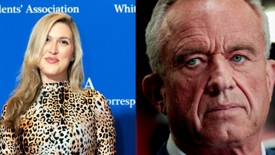 Olivia Nuzzi was reportedly 'obsessed' and rigorously texted RFK Jr. ( AP Photo/Jose Luis Magana, File, Photographer: Hannah Beier/Bloomberg) Olivia Nuzzi was reportedly 'obsessed' and rigorously texted RFK Jr. ( AP Photo/Jose Luis Magana, File, Photographer: Hannah Beier/Bloomberg)