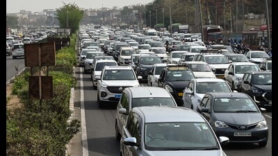 Rapid urbanisation in these areas has caused heavy traffic congestion, particularly at Rakshak Chowk. (REPRESENTATIVE PIC)
