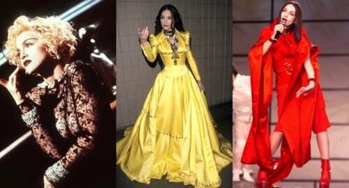 Some of Madonna's most iconic looks from the 90s Some of Madonna's most iconic looks from the 90s