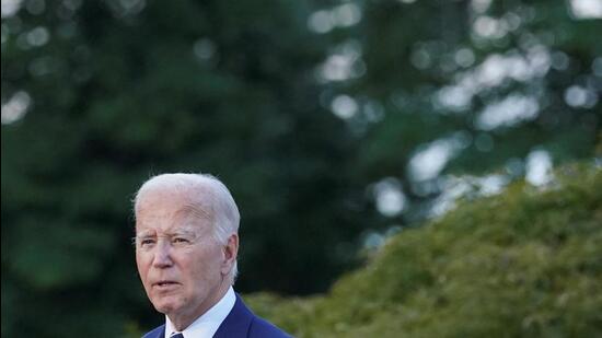 US President Joe Biden speaks during a Cancer Moonshot event at the Quad leaders summit in Claymont, Delaware on September 21. (REUTERS)