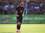 Lionel Messi during a MLS match. Lionel Messi during a MLS match.