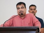 Union Minister Nitin Gadkari in Nagpur. (PTI Photo)