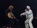 Ed Sheeran and Diljit Dosanjh perform together in Birmingham Ed Sheeran and Diljit Dosanjh perform together in Birmingham