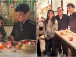 Isha Ambani and Mukesh Ambani at Vikas Khanna's NYC restaurant. 