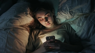 The study reveals that screen activities post-bedtime harm sleep more than pre-bedtime usage. (Freepik) The study reveals that screen activities post-bedtime harm sleep more than pre-bedtime usage. (Freepik)