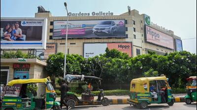 An outside view of Gardens Galleria Mall in Sector 38A, Noida. (Sunil Ghosh/HT Photo) An outside view of Gardens Galleria Mall in Sector 38A, Noida. (Sunil Ghosh/HT Photo)