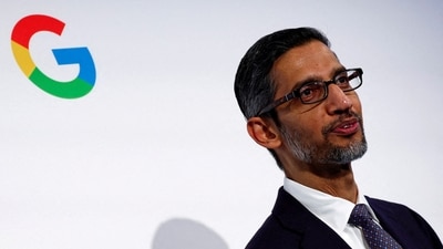 Sundar Pichai, CEO of Google and Alphabet, is seen. Sundar Pichai emphasized PM Modi's challenge to leverage AI for India's benefit and highlighted Google's commitment to AI investments in the country. (Reuters)