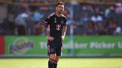 Lionel Messi during a MLS match. (Getty Images via AFP) Lionel Messi during a MLS match. (Getty Images via AFP)