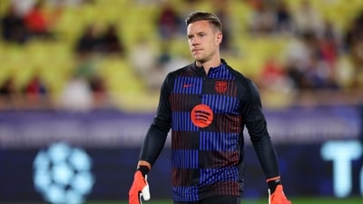 FC Barcelona's Marc-Andre ter Stegen to undergo a knee operation. (REUTERS)