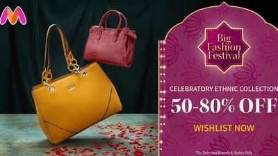 Handbags at great deals and discounts at the Myntra Big Fashion Festival Sale 2024. Handbags at great deals and discounts at the Myntra Big Fashion Festival Sale 2024.