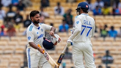 Rishabh Pant (L) and Shubman Gill formed India's biggest partnership of the Chennai Test (PTI) Rishabh Pant (L) and Shubman Gill formed India's biggest partnership of the Chennai Test (PTI)