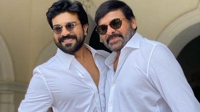 Ram Charan was all praise for Chiranjeevi after he achieved a world record. Ram Charan was all praise for Chiranjeevi after he achieved a world record.