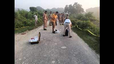 STF guns down another crime suspect of Sultanpur robbery in Unnao. (HT) STF guns down another crime suspect of Sultanpur robbery in Unnao. (HT)