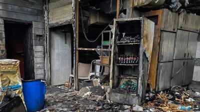 The cause of the fire is currently under investigation and early reports indicate it may have been caused by a short circuit or malfunctioning kitchen equipment. (Raju Shinde/HT Photo) The cause of the fire is currently under investigation and early reports indicate it may have been caused by a short circuit or malfunctioning kitchen equipment. (Raju Shinde/HT Photo)