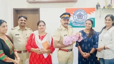 The police work closely with employees of NGOs to put up abandoned babies for adoption The police work closely with employees of NGOs to put up abandoned babies for adoption