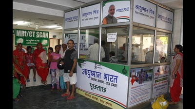 The success of Ayushman Bharat thus far reflects the hard work, dedication, and collaboration between the government, health care providers, and the people (Photo by Yogendra Kumar/Hindustan Times) (Yogendra Kumar/HT PHOTO) The success of Ayushman Bharat thus far reflects the hard work, dedication, and collaboration between the government, health care providers, and the people (Photo by Yogendra Kumar/Hindustan Times) (Yogendra Kumar/HT PHOTO)