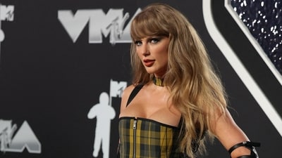 Taylor Swift marks first absence of the season as she misses Travis Kelce's game against the Falcons. REUTERS/Andrew Kelly/File Photo (REUTERS)
