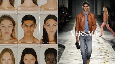 Nakul Bhardwaj walked for Versace at Milan Fashion Week. Nakul Bhardwaj walked for Versace at Milan Fashion Week.