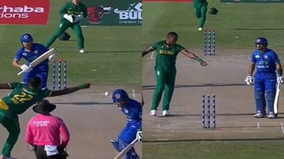 Rahmat Shah was the first of three players to be run out in the third ODI. (Twitter)