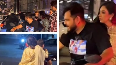 Rupali Ganguly was recently called out by internet for taking a scooter ride without helmet. Rupali Ganguly was recently called out by internet for taking a scooter ride without helmet.