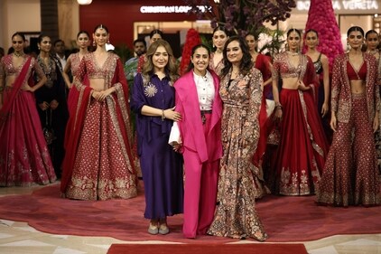 Ridhi Mehra's couture presentation over lunch