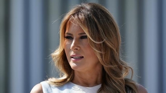 In her post, Melania provided a website link to purchase the four limited edition Christmas ornaments collectively with the matching digital collectibles. (AP)