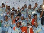 India beat Pakistan in the final to lift the inaugural T20 World Cup trophy in 2007. India beat Pakistan in the final to lift the inaugural T20 World Cup trophy in 2007.