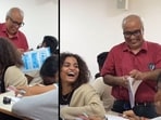 A Hyderabad professor's reaction to his students' prank is winning hearts online A Hyderabad professor's reaction to his students' prank is winning hearts online