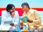 Andhra Pradesh chief minister N. Chandrababu Naidu and deputy CM Pawan Kalyan.