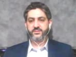 Journalist Fadi Boudia was broadcasting from his home on Monday. Journalist Fadi Boudia was broadcasting from his home on Monday.