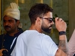Kanpur: India's Virat Kohli arrives at the hotel ahead of the second test cricket match between India and Bangladesh, in Kanpur, Tuesday, Sept. 24, 2024. Kanpur: India's Virat Kohli arrives at the hotel ahead of the second test cricket match between India and Bangladesh, in Kanpur, Tuesday, Sept. 24, 2024.