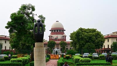 A bench of the Supreme Court headed by justice Sanjiv Khanna agreed to take up the application by NBCC (India) for hearing on October 1 (HT FILE PHOTO/Vipin Kumar) A bench of the Supreme Court headed by justice Sanjiv Khanna agreed to take up the application by NBCC (India) for hearing on October 1 (HT FILE PHOTO/Vipin Kumar)
