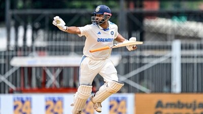 India's Rishabh Pant gestures as he runs between the wickets during the third day of the first Test cricket match between India and Bangladesh at the M.A. Chidambaram Stadium (AFP) India's Rishabh Pant gestures as he runs between the wickets during the third day of the first Test cricket match between India and Bangladesh at the M.A. Chidambaram Stadium (AFP)