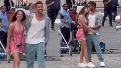 The internet is filled with leaked pictures and videos of Hrithik Roshan and Kiara Advani from Italy. The internet is filled with leaked pictures and videos of Hrithik Roshan and Kiara Advani from Italy.
