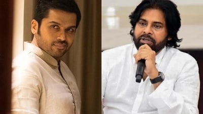 Pawan Kalyan took offence at some recent comments made by Karthi on the Tirupati laddu row.
