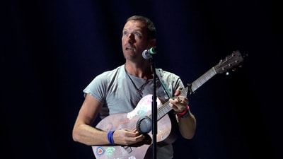 Coldplay’s Chris Martin will front the band at the Mumbai concerts. (File Photo/ REUTERS)
