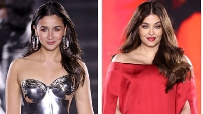 Alia Bhatt and Aishwarya Rai walk the ramp at Paris Fashion Week Alia Bhatt and Aishwarya Rai walk the ramp at Paris Fashion Week
