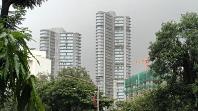 Mumbai real estate market reported a 10% fall in total number of property registrations at 3,400 during Ganesh festival 2024 compared 3,700 during Ganesh festival 2023, according to Maharashtra IGR data collated by Knight Frank India, a real estate consultancy firm. (Picture for representational purposes) (Mehul R Thakkar/HT) Mumbai real estate market reported a 10% fall in total number of property registrations at 3,400 during Ganesh festival 2024 compared 3,700 during Ganesh festival 2023, according to Maharashtra IGR data collated by Knight Frank India, a real estate consultancy firm. (Picture for representational purposes) (Mehul R Thakkar/HT)