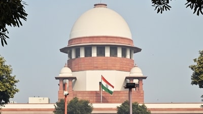 New Delhi, Jan 10 (ANI): A view of the Supreme Court building, the apex judicial body of India, in New Delhi on Tuesday. (ANI Photo) (Sanjay Sharma)