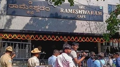 Nine people were injured in the Rameshwaram Cafe blast in Bengaluru on March 1. (PTI File Photo) (HT_PRINT) Nine people were injured in the Rameshwaram Cafe blast in Bengaluru on March 1. (PTI File Photo) (HT_PRINT)
