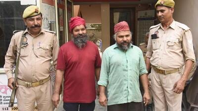 Police said the brothers supervise the parking of vehicles at Paper Market in Delhi’s Mayur Vihar Phase 3. (Sakib Ali/HT Photo) Police said the brothers supervise the parking of vehicles at Paper Market in Delhi’s Mayur Vihar Phase 3. (Sakib Ali/HT Photo)