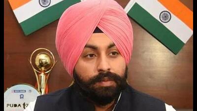 Punjab education minister Harjot Singh Bains (HT File)