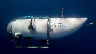 The Titan submersible, which was headed to the Titanic shipwreck in the North Atlantic sea, imploded during its journey in 2023. (REUTERS)
