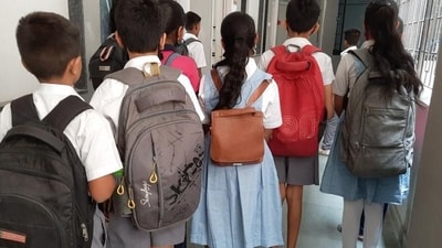 The education department first issued an order to make Marathi compulsory in all schools, irrespective of the board, in 2020. (Praful Gangurde/HT Photo) (HT PHOTO) The education department first issued an order to make Marathi compulsory in all schools, irrespective of the board, in 2020. (Praful Gangurde/HT Photo) (HT PHOTO)