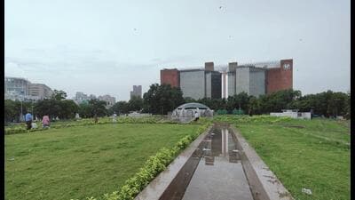 The site of the landscaped garden spans around 3 acres. (HT Photo)