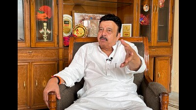 Three-time Haryana cabinet minister and BJP’s candidate from Badshahpur constituency Rao Narbir Singh. (PTI) Three-time Haryana cabinet minister and BJP’s candidate from Badshahpur constituency Rao Narbir Singh. (PTI)