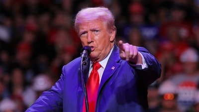 Donald Trump accuses Harris-Biden administration of 'mishandling and downplaying' second assassination attempt (REUTERS/Brian Snyder) (REUTERS)