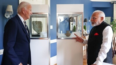 Prime Minister Narendra Modi with US President Joe Biden. Prime Minister Narendra Modi with US President Joe Biden.